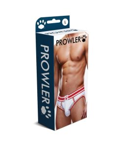 Prowler Open Brief White/Red L