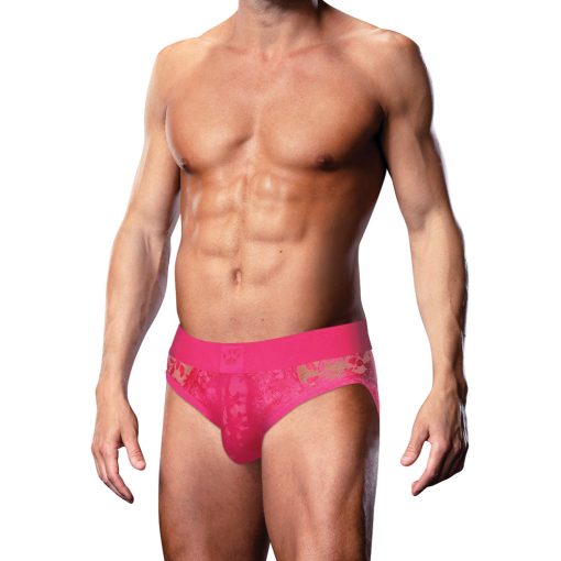 Prowler Lace Brief Pink S - Image 2