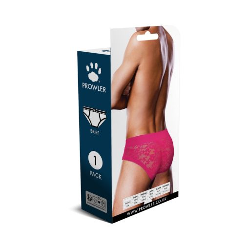 Prowler Lace Brief Pink S - Image 4