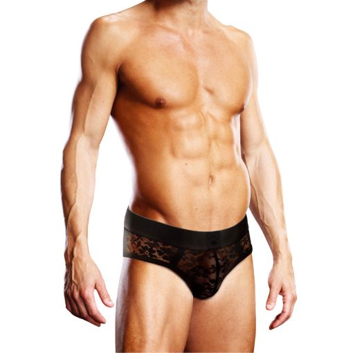 Prowler Lace Brief Black Xl - Image 2