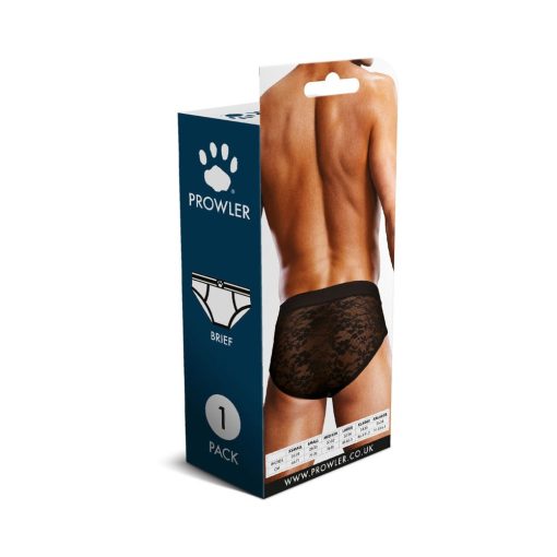 Prowler Lace Brief Black Xl - Image 4
