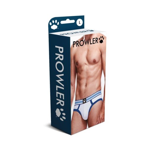 Prowler Brief White/Blue L
