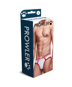 Prowler Brief White/Red L