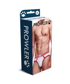 Prowler Brief White/Red M