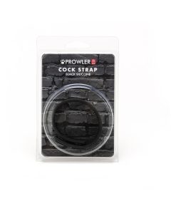 Prowler Red Silicone Cock Strap Black