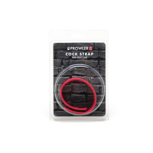 Prowler Red Silicone Cock Strap Red