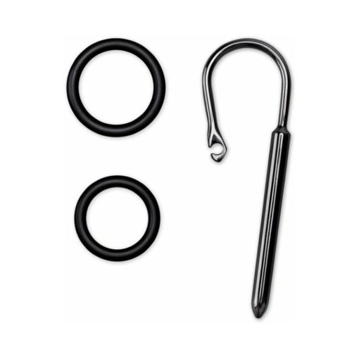 Prowler Red Urethral Plug & Ring Stainless Steel - Image 2