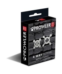 Prowler Red 4 Way Screw Nipple Clamp Set