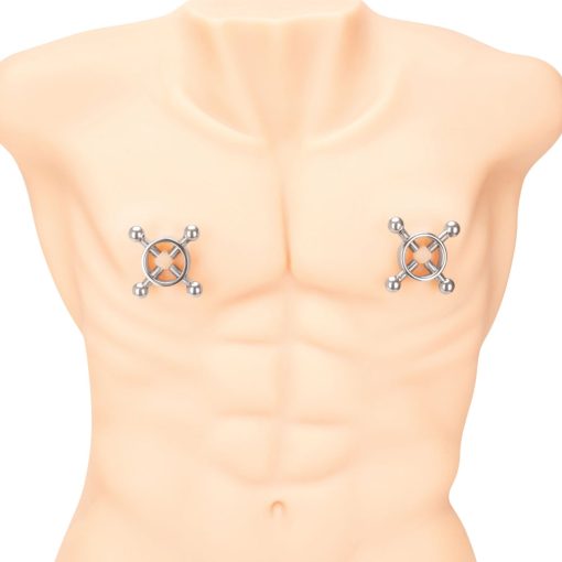 Prowler Red 4 Way Screw Nipple Clamp Set - Image 3