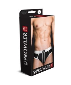 Prowler Red Assless Brief White L