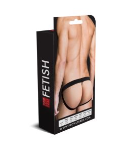 Prowler Red Assless Cockring Jock Strap Black 2Xl