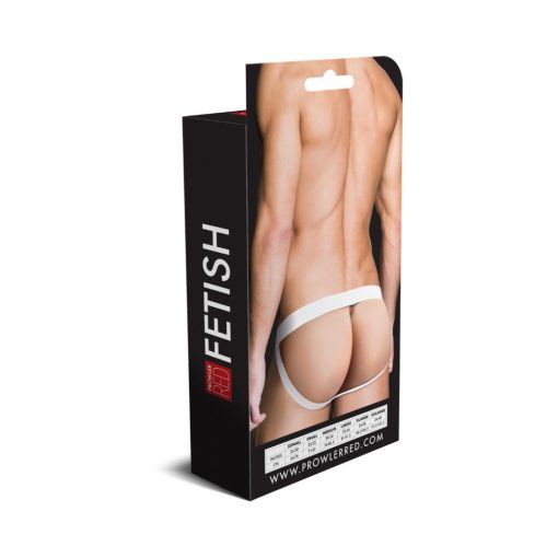 Prowler Red Assless Cockring Jock Strap White S - Image 4