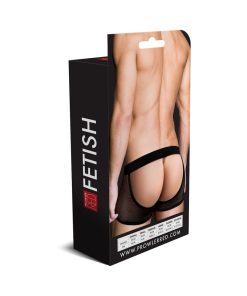 Prowler Red Fishnet Assless Trunk Black M