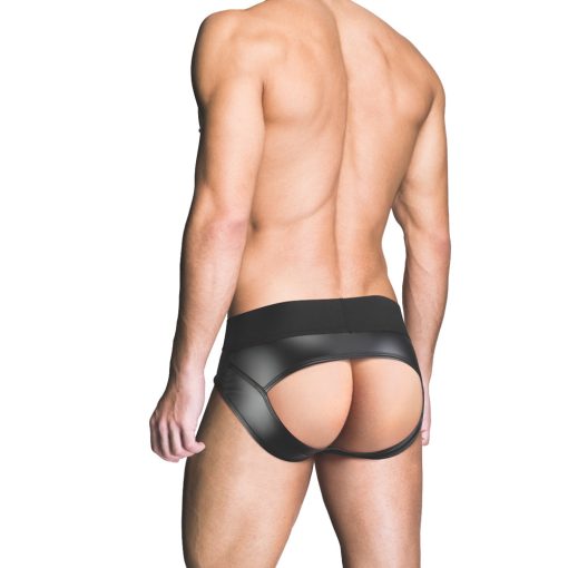 Prowler Red Wetlook Assless Brief Black S - Image 3