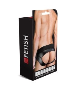 Prowler Red Wetlook Assless Brief Black S