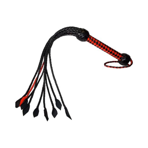 Prowler Red Short Handle Flogger Black/Red