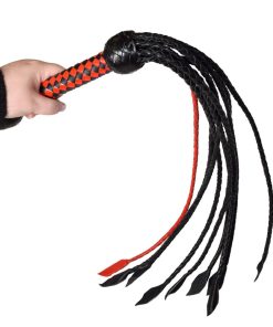 Prowler Red Short Handle Flogger Black/Red
