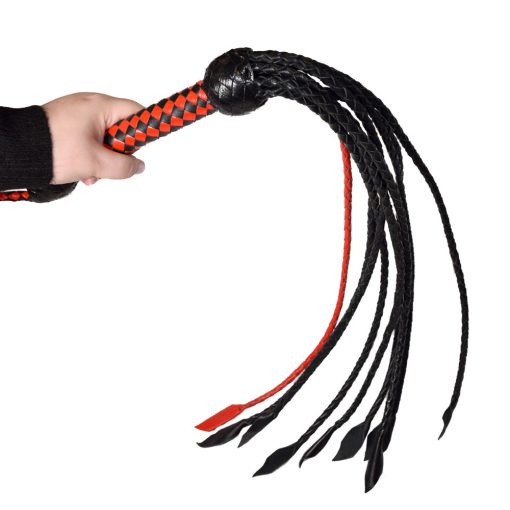 Prowler Red Short Handle Flogger Black/Red - Image 4