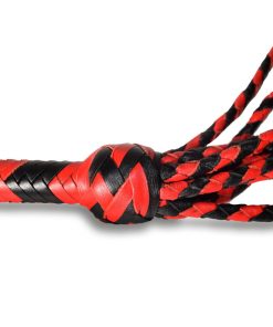 Prowler Red Long Handle Flogger Black/Red