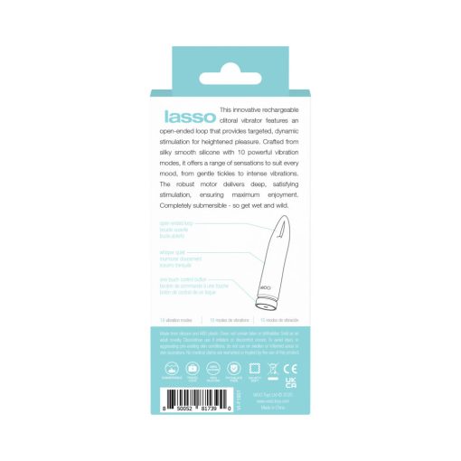 Vedo Lasso Rechargeable Bullet Vibe Turquoise - Image 8
