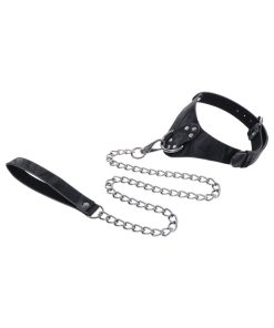 Sportsheets Velvet Noir Collar & Leash