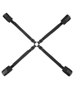 Sportsheets Velvet Noir Adjustable Hog Tie & Cuff Set