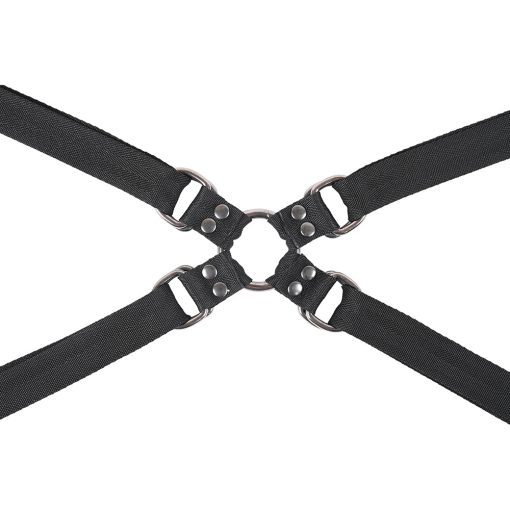 Sportsheets Velvet Noir Adjustable Hog Tie & Cuff Set - Image 6