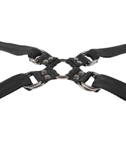 Sportsheets Velvet Noir Adjustable Hog Tie & Cuff Set