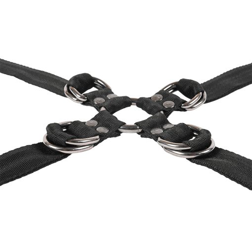 Sportsheets Velvet Noir Adjustable Hog Tie & Cuff Set - Image 8