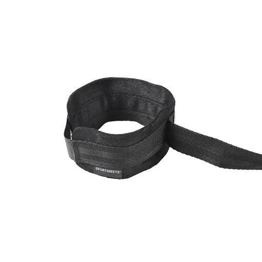 Sportsheets Velvet Noir Adjustable Hog Tie & Cuff Set - Image 12