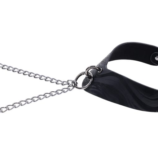 Sportsheets Velvet Noir Collar & Removable Clamps - Image 10