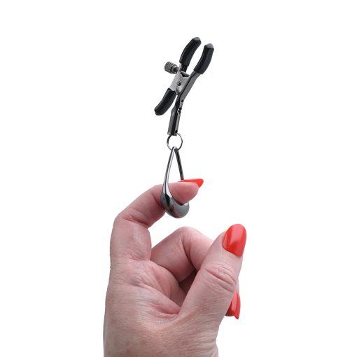 Sportsheets Velvet Noir Tuggable Nipple Clamps - Image 9