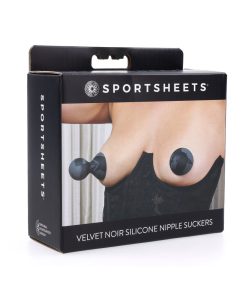 Sportsheets Velvet Noir Silicone Nipple Suckers