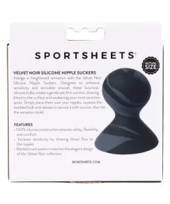 Sportsheets Velvet Noir Silicone Nipple Suckers