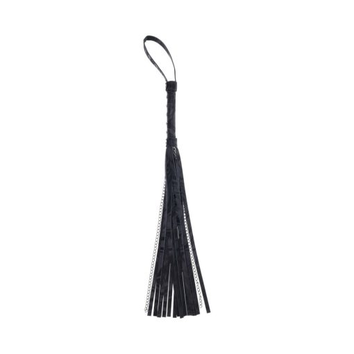 Sportsheets Velvet Noir Chain Flogger - Image 3