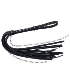 Sportsheets Velvet Noir Chain Flogger