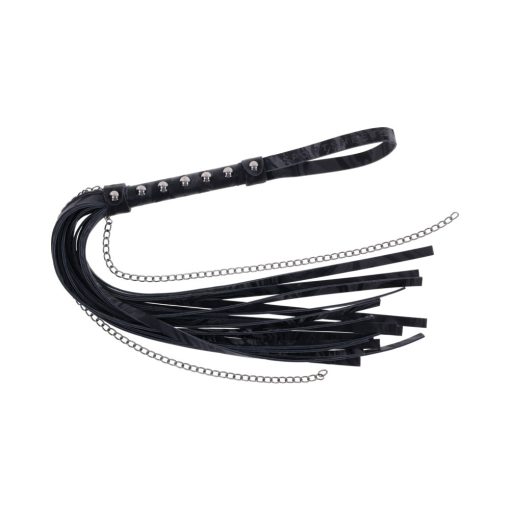 Sportsheets Velvet Noir Chain Flogger - Image 4