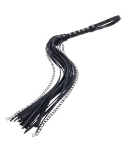 Sportsheets Velvet Noir Chain Flogger