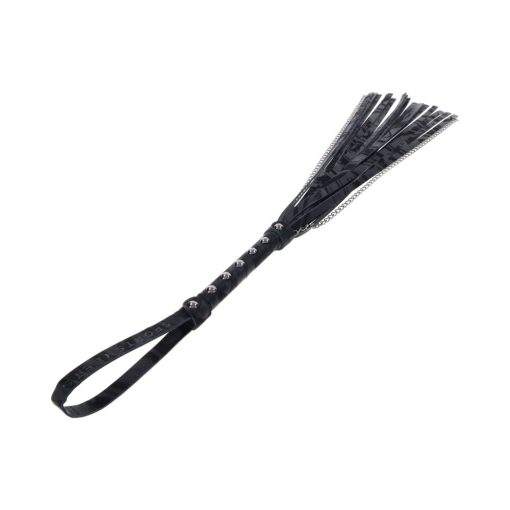Sportsheets Velvet Noir Chain Flogger - Image 7