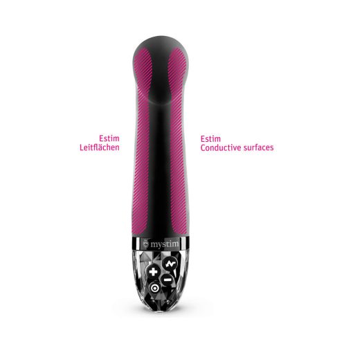 Mystim Right On Ron E-Stim Vibrator Black - Image 5