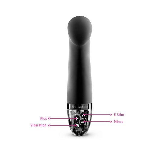 Mystim Right On Ron E-Stim Vibrator Black - Image 8