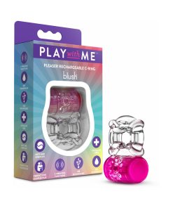 Play With Me Pleaser Rechargeable C-Ring Pink