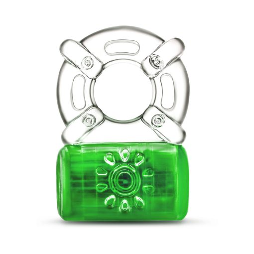 Play With Me Pleaser Rechargeable C-Ring Neon Green - Image 2
