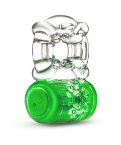 Play With Me Pleaser Rechargeable C-Ring Neon Green
