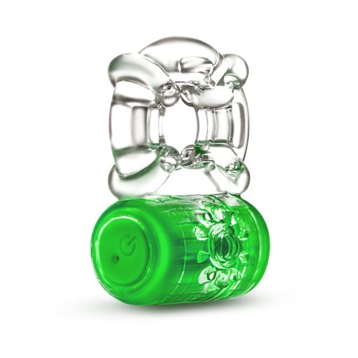 Play With Me Pleaser Rechargeable C-Ring Neon Green - Image 3