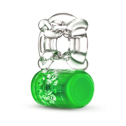 Play With Me Pleaser Rechargeable C-Ring Neon Green - Image 4