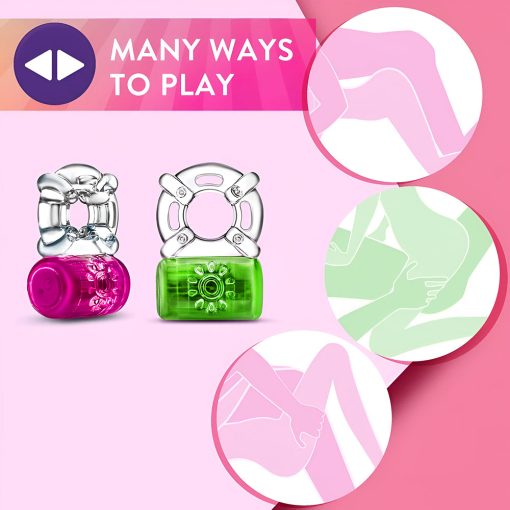 Play With Me Pleaser Rechargeable C-Ring Neon Green - Image 10