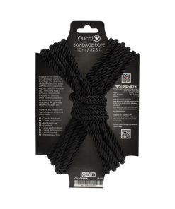 Ouch! Bondage Rope 10 M Nylon Black