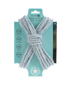 Ouch! Bondage Rope 10 M Nylon Powder Blue