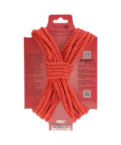 Ouch! Bondage Rope 10 M Nylon Red